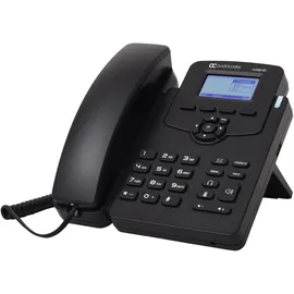 Audiocodes 405HD IP Phone - VoIP-Telefon - dreiweg Anruffunktion - SIP, SDP - 2 Leitungen - Schwarz