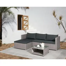 Happy Home Loungeset 3-tlg. Dunkelgrau