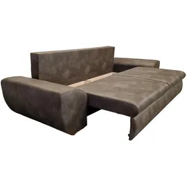 luma-home schönes für dein zuhause Big-Sofa Leder 2-Sitzer Braun