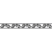 A.S. Création Bordüre selbstklebend 5 m x 5 cm schwarz/weiß 904317