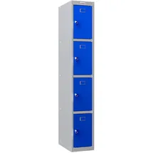 Phoenix Spind Locker 30 x 50 x 183 cm Blau/Grau