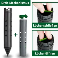 Gardigo Verdufterstab Wühlmaus Maulwurf-Schreck mit 15 Verdufterkugeln