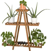 needs&wants® Bloomy2 Pflanzenständer 83 x 28 x 83 cm Braun