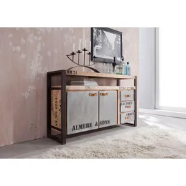 MASSIVMOEBEL24.DE Sideboard 145 x 85 x 40 cm Beige