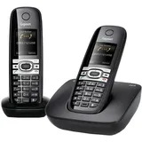 Siemens Gigaset C610 Duo DECT schnurloses Telefon Strahlungsarm ECO DECT/2er Set