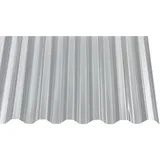 Gutta Profilplatte Acryl 1,5 mm Trapez 76/18 Klar 3500 mm x 1045 mm