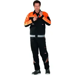 Bundjacke 2411 schwarz/orange/zink, Größe 102 - schwarz/orange/zink - 102