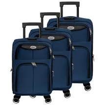 gustav voss Mykonos Koffer-Set 3-tlg. blau