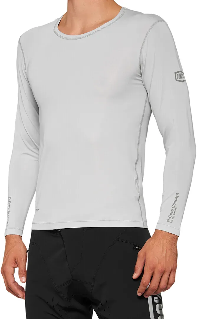 100% R-Core Concept Longsleeve Jersey, grijs, M Voorman
