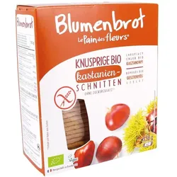 Blumenbrot Knusprige Bio Kastanie-Schnitten