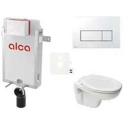 S-Line S-line Pro Hänge-WC Set zum Einmauern SIKOAP8
