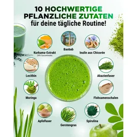 Vit4ever Daily Greens & Fibers Grüner Apfel Pulver 600 g