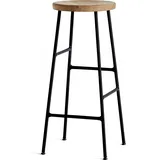 HAY Cornet Barhocker 75 cm Eiche geölt / Schwarz