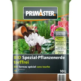 Primaster Bio Spezialpflanzerde torffrei 10 L, Erde