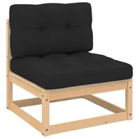 vidaXL 9-tlg. Garten-Lounge-Set mit Kissen Massivholz Kiefer