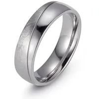 Trauring »Schmuck Geschenk "LIEBE" mit Vertiefung, ca. 7,0mm breit«, 10553011-64 edelstahlfarben
