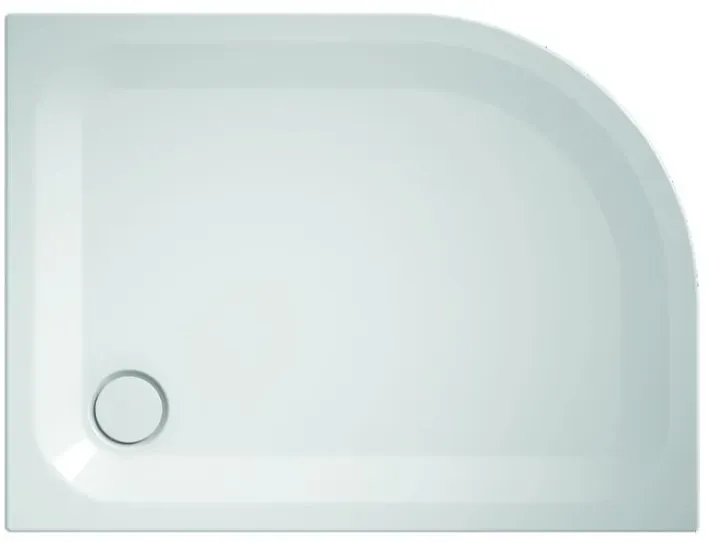 Bette 1/4-Kreis-Duschwanne Corner 5401, 80x90x3,5 cm ohne Schürze weiß Glasurplus, 5401-000PLUS 5401-000PLUS