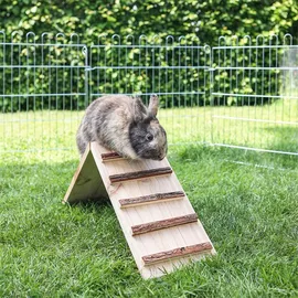 Kerbl Nagerkäfig Holzbrücke mit Stufen, Käfigausgang Unterschlupf