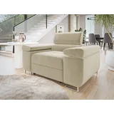 Mirjan24 Sessel Torezio Textil 134 x 90 x 102 cm Beige