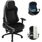 Woltu Gaming Stuhl Schwarz/Grau