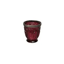 Windlicht Glas bordeaux 650770007412 7,5x8cm