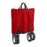 Bollerwagen faltbar rot Maße: L89xB48xH76-101,5 cm