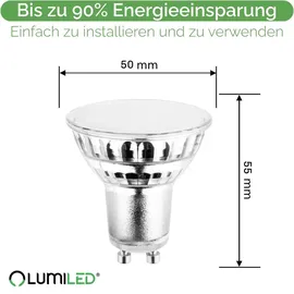 Lumiled Reflektorlampe 10x GU10 6 W 6500 K Kaltweiß