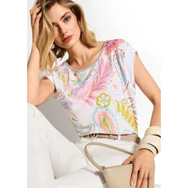 Madeleine Print-Shirt Paisley-Print Weiß 38