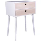House Nordic Nachtschrank RIMINI 0 x 0 x 0 cm Weiß