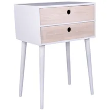 House Nordic Nachtschrank RIMINI 0 x 0 x 0 cm Weiß