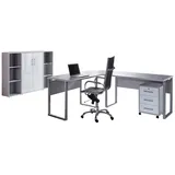 MID.YOU Büro Office Edition Set 2, Grau,