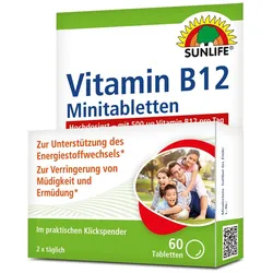 SUNLIFE® Vitamin B12 Minitabletten 4,6 g