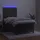 vidaXL Boxspringbett 100 x 200 cm Dunkelgrau