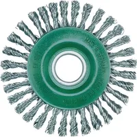 Lessmann Rundbürste D.115mm Bohr.Drahtstärke 0,5mm VA 6mm 15000min-1 LESSMANN