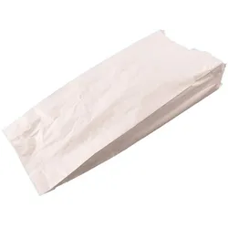 1000 Bäckerfaltenbeutel RecyclingMix Papier weiß 14+6x32cm