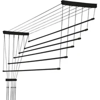 Kadax Deckenwäschetrockner 3 m schwarz