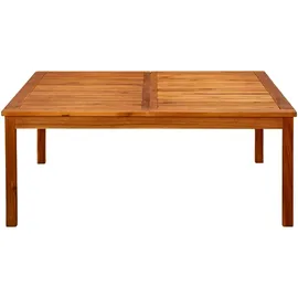 vidaXL Gartentisch 110 x 110 x 45 cm Massivholz Akazie Braun