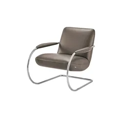 KOINOR Freischwingersessel aus Echtleder Jingle ¦ braun ¦ Maße (cm): B: 80 H: 83 T: 95.0