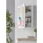 Home Affaire Schlüsselkasten HOME AFFAIRE, weiß, B:30cm H:40cm T:8cm, Leinen, MDF, Schlüsselkästen, Schlüsselkasten, mit Leinenkissen zum Anpinnen von Fotos und Notizen