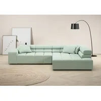 INOSIGN Ecksofa »Ancona incl. Kopfteilverstellung, Breite 319cm, L-Form«, wahlweise