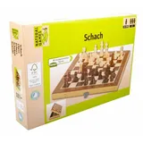 Vedes Natural Games Schachkassette dunkel 29x29 cm