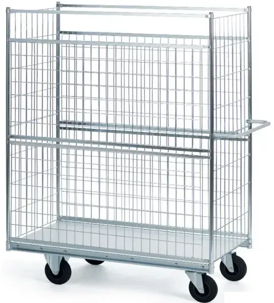Gitterwagen Serie 300 Mod 84, max. 300 kg Gitterwagen mit hoher Stirnseite, Maße: 1590x650x1030 mm