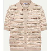 Cecil Cardigan mit Polokragen Beige L
