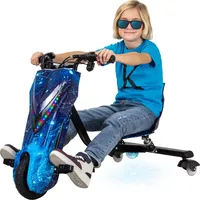 ACTIONBIKES MOTORS Drift Trike Kinder Elektro Drift Scooter blau (Space Blue)