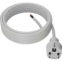 OEM Awtools Stecker 5m 3x1,5 Weiss h05vv-f
