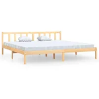 vidaXL Massivholzbett Kiefer 180x200cm 6FT Super King923557