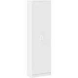 vidaXL Kleiderschrank Weiß 55x25x189 cm Spanplatte