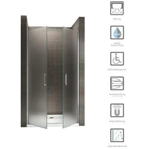 iflair i-flair Duschtüren, Nischentüren aus 6 mm satiniertem Sicherheitsglas Breite: 71-74 cm - Höhe: 180 cm