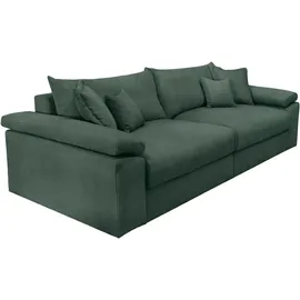 OTTO home Big-Sofa Cord 3-Sitzer Dunkelgrün