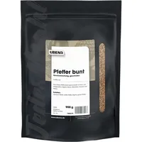 UBENA Pfeffer bunt geschrotet im wiederverschließbaren Vorratsbeutel, 1er Pack (1 x 900 g)
